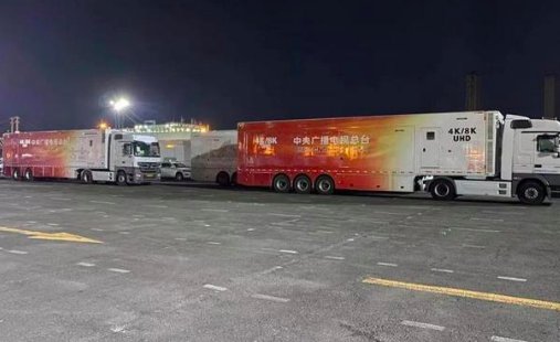 京牌沪牌超高清转播车现身东京街头，承担什么任务？