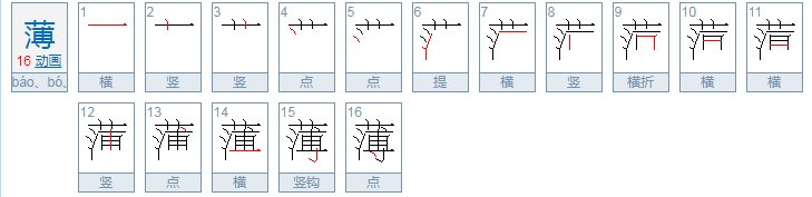 “薄”与“簿”怎么区分？