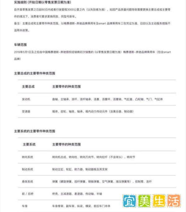奔驰发布“新三包政策”，是被逼无奈还是另有所图？