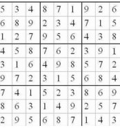 数独81宫格数独口诀？