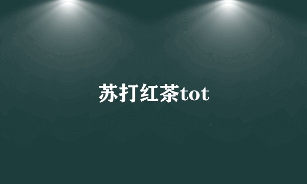 苏打红茶tot