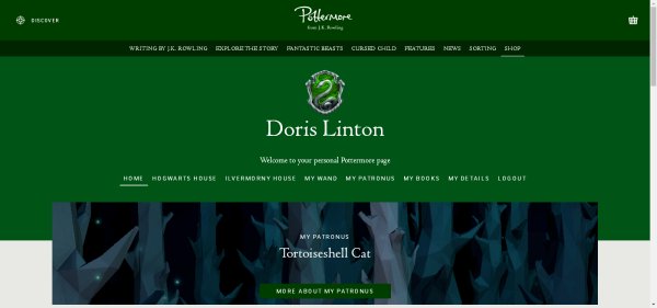 新版pottermore 攻略,好叭,就先说说咋样注册的,最好附上注册前的页面,和注册完的页面