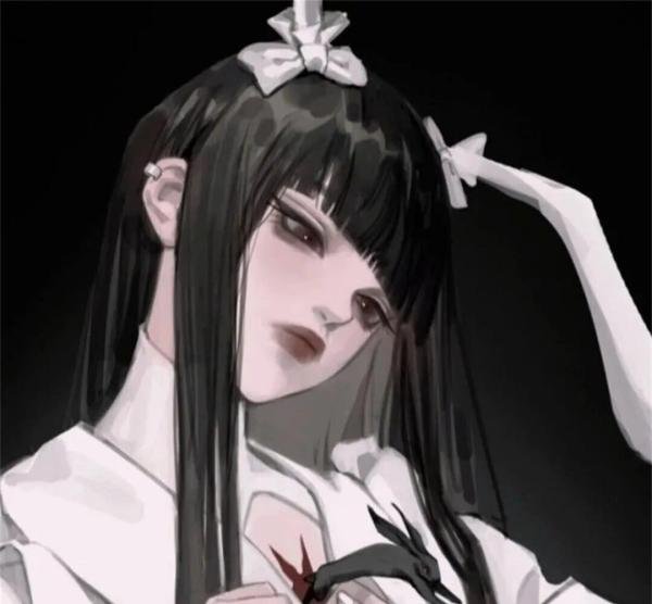 暗黑高冷系女生头像