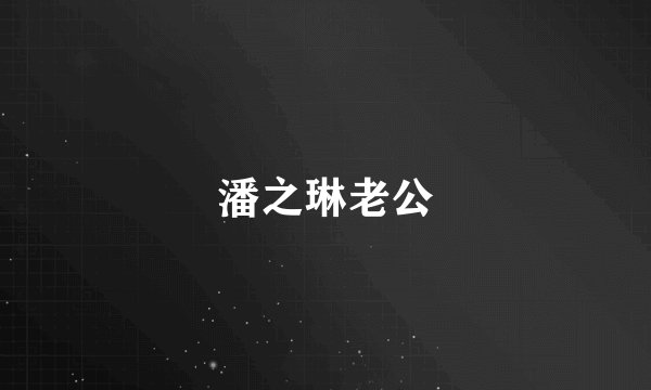 潘之琳老公
