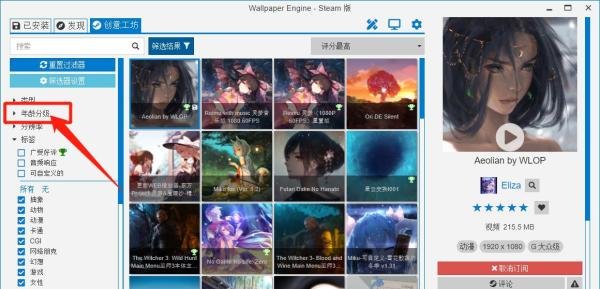 walllpaper怎么设置成人标签