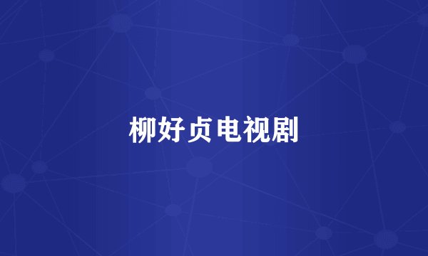 柳好贞电视剧
