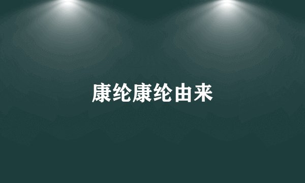 康纶康纶由来