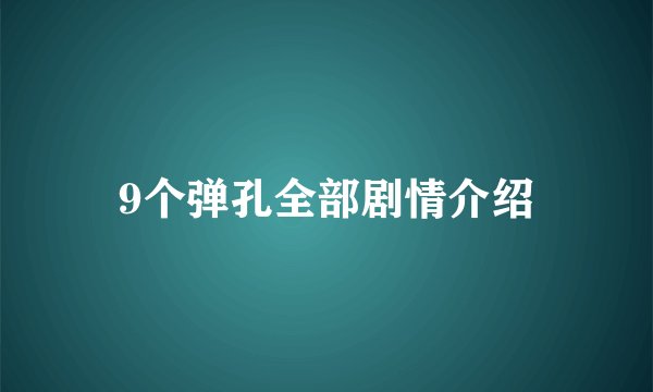 9个弹孔全部剧情介绍