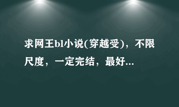 求网王bl小说(穿越受)，不限尺度，一定完结，最好是NP。谢谢。