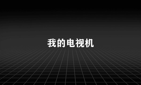 我的电视机