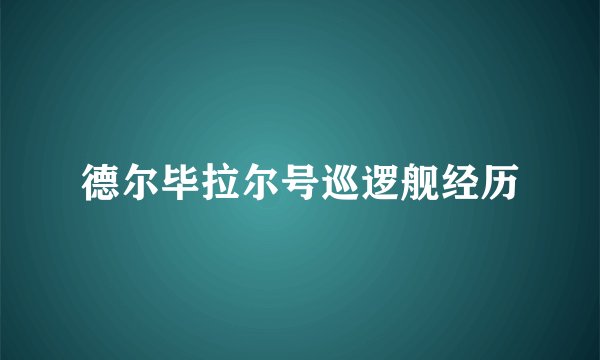 德尔毕拉尔号巡逻舰经历