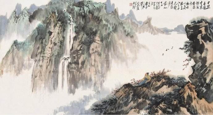 (望庐山瀑布)的诗意